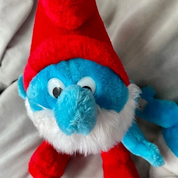 Peyo Smurfs budle 2 Wallace Berrie Papa Smurf 1981, 1979 vtg vintage - Picture 5 of 9